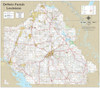 Desoto Parish Louisiana 2024 Wall Map