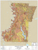 Lafayette County Arkansas 2024 Soils Wall Map