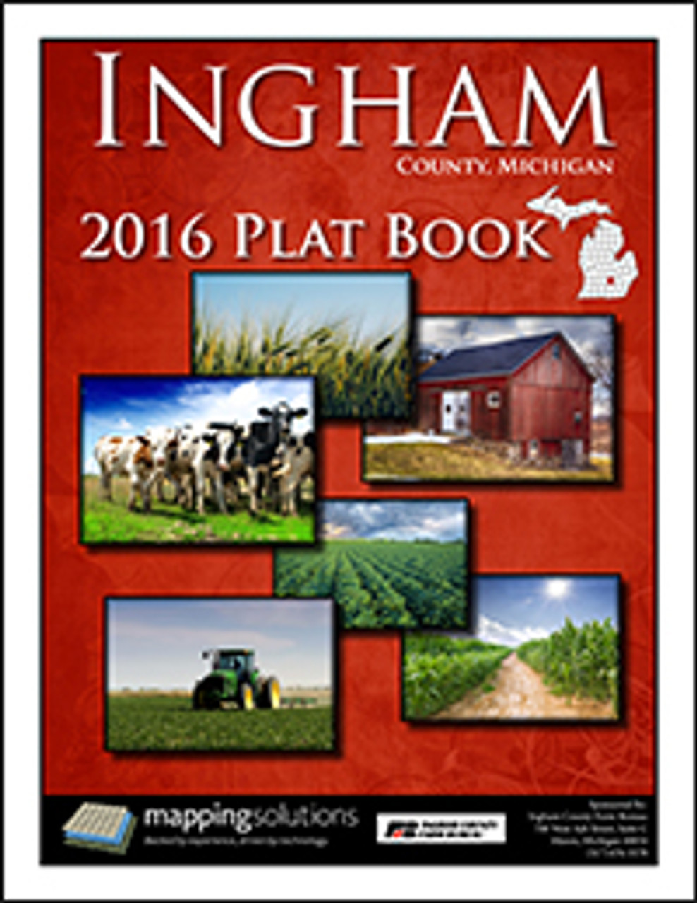 Ingham County Michigan 2016 Plat Book, Ingham County Michigan 2016 Plat