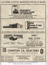 Laclede County Missouri 1992 Plat Book