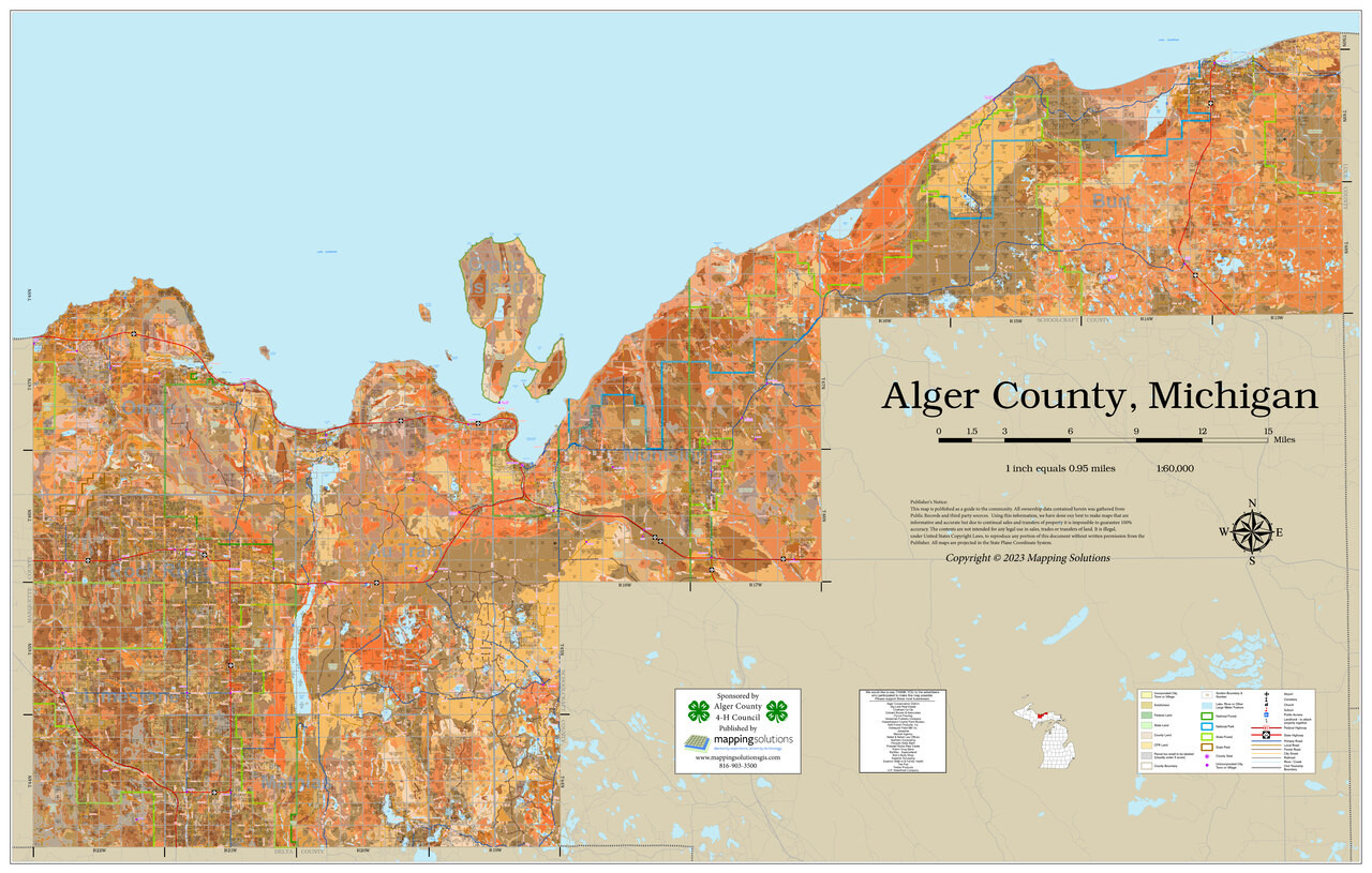 Alger County Michigan 2023 Soils Map Mapping Solutions
