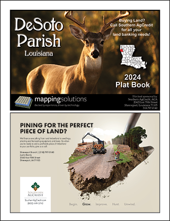 Desoto Parish Louisiana 2024 Plat Book Mapping Solutions