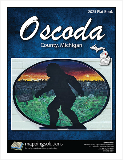 Oscoda County Michigan 2025 eBook Pro | Mapping Solutions
