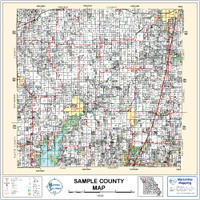 Lincoln County Missouri 2010 Wall Map