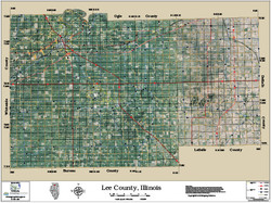 Lee County Illinois 2015 Aerial Map