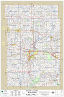 Dunn County Wisconsin 2022 Wall Map