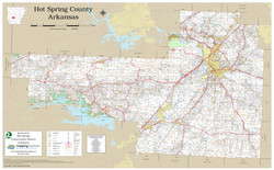 Hot Spring County, Arkansas Maps from Mapping Solutions