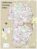Jefferson County Ohio 2021 Wall Map