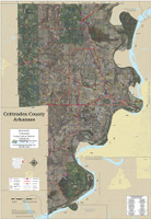 Crittenden Arkansas 2024 Aerial Wall Map