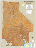 Morgan County Missouri 2022 Soils Wall Map