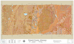 Poinsett County Arkansas 2022 Soils Wall Map