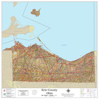 Erie County Ohio 2022 Soils Wall Map