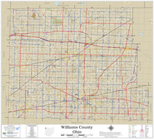 Williams County Ohio 2023 Soils Wall Map