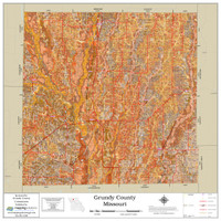 Grundy County Missouri 2023 Soils Wall Map