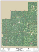 Geauga County Ohio 2024 Aerial Wall Map