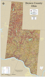 Brown County Ohio 2026 Soils Wall Map