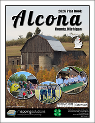 Alcona County Michigan 2026 Plat Book