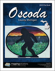 Oscoda County Michigan 2025 Plat Book