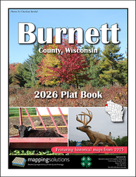 Burnett County Wisconsin 2026 Plat Book