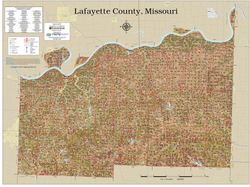 Lafayette County Missouri 2026 Soils Wall Map