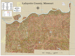Lafayette County Missouri 2026 Soils Wall Map