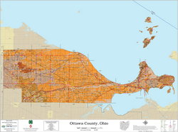 Ottawa County Ohio 2026 Soils Wall Map