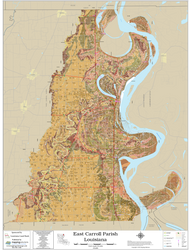 East Carroll Parish Louisiana 2026 Soils Wall Map