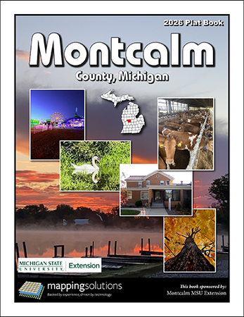 Montcalm County Michigan 2026 Plat Book