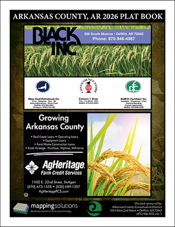 Arkansas County Arkansas 2026 Plat Book