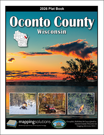 Oconto County Wisconsin 2026 Plat Book