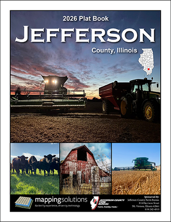 Jefferson County Illinois 2026 Plat Book