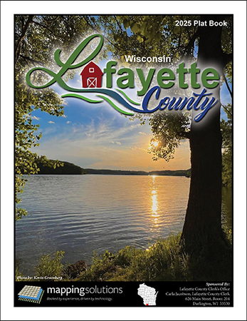 Lafayette County Wisconsin 2025 Plat Book