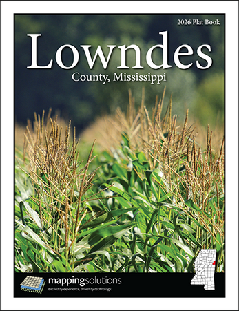 Lowndes County Mississippi 2026 Plat Book