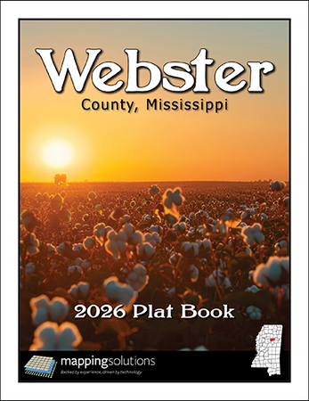 Webster County Mississippi 2026 Plat Book