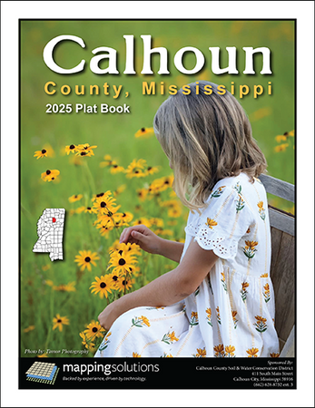 Calhoun County Mississippi 2025 Plat Book