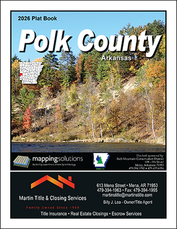 Polk County Arkansas 2026 Plat Book