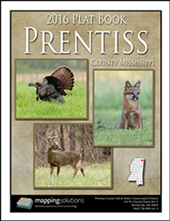 Prentiss County Mississippi 2016 Plat Book