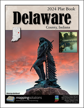 Delaware County Indiana 2024 Plat Book