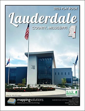 Lauderdale County Mississippi 2026 Plat Book