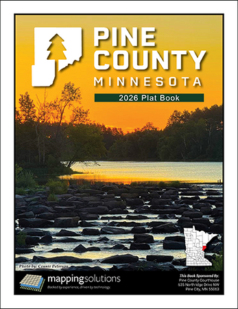 Pine County Minnesota 2026 Plat Book