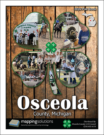 Osceola County Michigan 2026 Plat Book