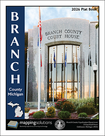 Branch County Michigan 2026 Plat Book