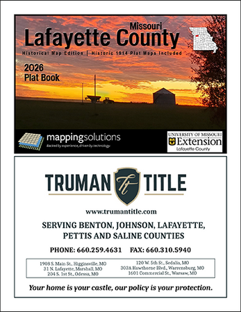 Lafayette County Missouri 2026 Plat Book