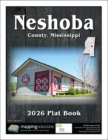 Neshoba County Mississippi 2026 Plat Book