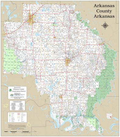 Arkansas AR WallMap 42x48  34390.1589297908 ?c=2