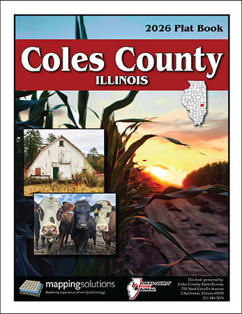 Coles County Illinois 2026 Plat Book