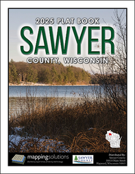 Sawyer County Wisconsin 2025 Plat Book | Mapping Solutions