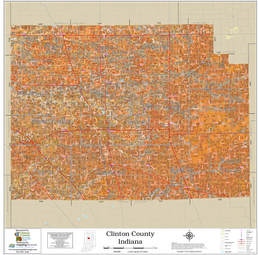 Clinton County Indiana 2025 Soils Wall Map | Mapping Solutions