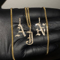Diamond Old English Initial Pendants (Lab Grown)