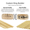 Custom Flat Ring Builder